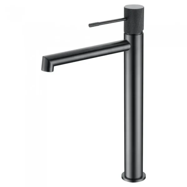 Αναμεικτική Μπαταρία Πάγκου Ψηλή PVD Black Gun Metal IMEX LINE BDD038-3BGM