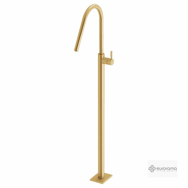 Μπαταρία Νιπτήρα Επιδαπέδια h.124,5εκ. Eurorama Brushed Gold