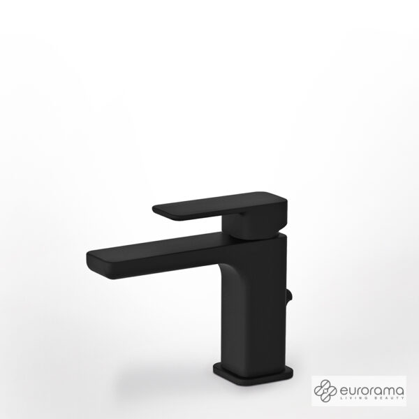 Μπαταρία Νιπτήρα Quadra Eurorama Black Μatt