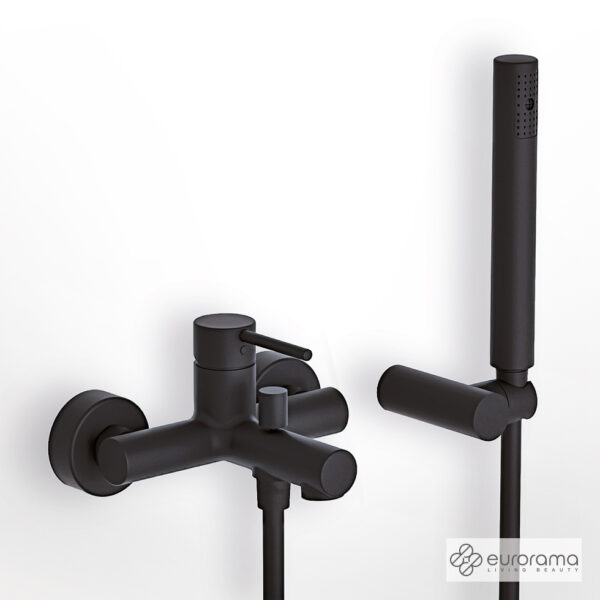 Μπαταρία Λουτρού Tonda Eurorama Black Matt