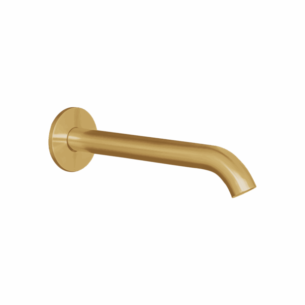 Στόμιο Επίτοιχο max.18εκ. AISI316 Inox PVD Brushed Gold