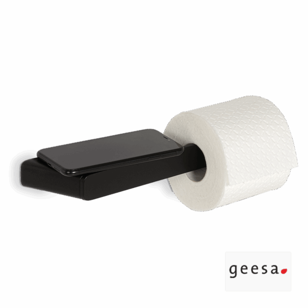 Χαρτοθήκη με Εταζέρα Shift Geesa Black Matt