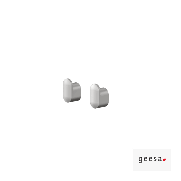 Άγκιστρα μπάνιου σετ 2 τμχ Tiger Geesa Inox