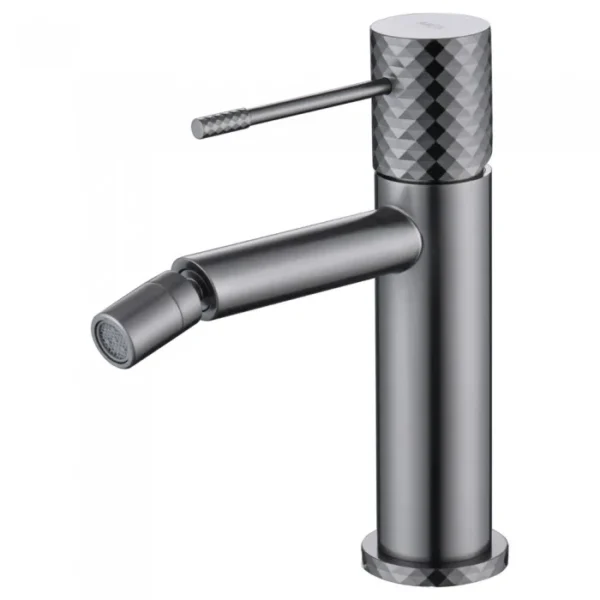 Αναμεικτική Μπαταρία Μπιντέ PVD Black Gun Metal IMEX GENOVA BDG053-2BGM