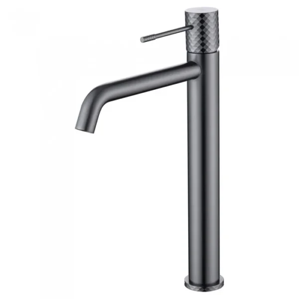 Αναμεικτική Μπαταρία Πάγκου Ψηλή PVD Black Gun Metal IMEX GENOVA BDG053-3BGM