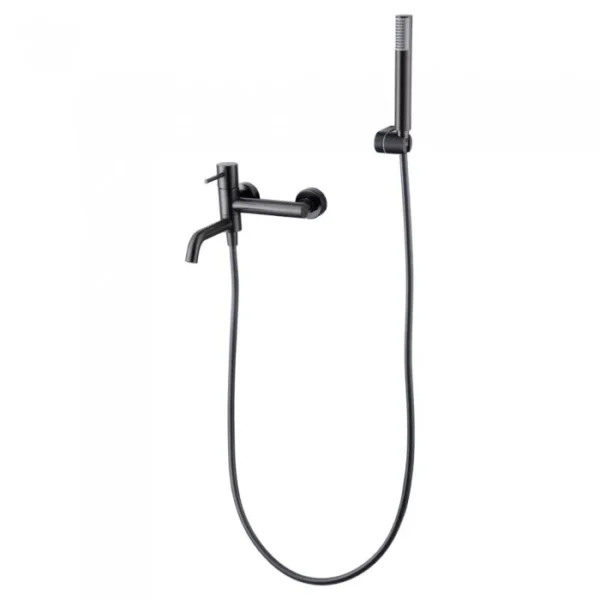 Αναμεικτική Μπαταρία Λουτρού PVD Black Gun Metal IMEX MONZA BDM039-4BGM
