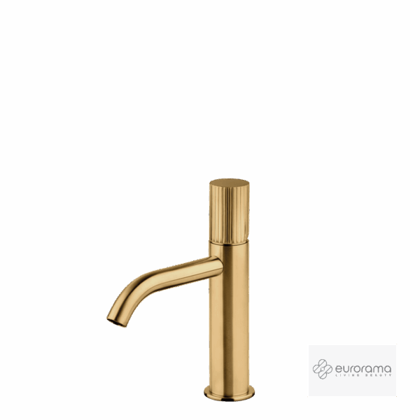 Μπαταρία Νιπτήρα με Βαλβίδα Clic-Clac OSO Eurorama Brushed Gold