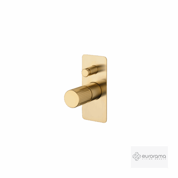 Μίκτης Εντοιχισμού 2 Εξόδων OSO Eurorama Brushed Gold
