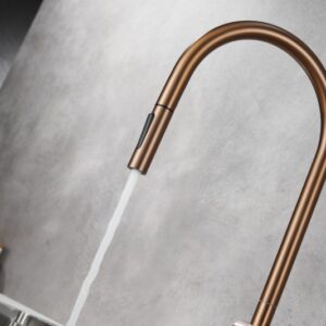 Μπαταρία κουζίνας Imex Berna GCE026/ORC Ματ Rose Gold / Χαλκός PVD Υ46,5cm - Image 3