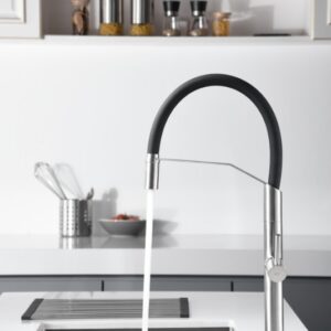 Μπαταρία κουζίνας Imex Deva GCE023/AC Inox Σατινέ SS316L Υ52cm - Image 2