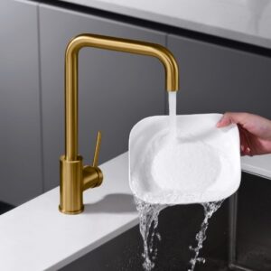 Μπαταρία κουζίνας Imex Loira GCR004/OC Ματ Χρυσό PVD Υ35cm - Image 3