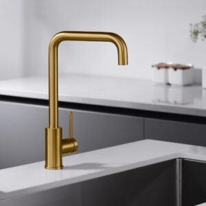 Μπαταρία κουζίνας Imex Loira GCR004/OC Ματ Χρυσό PVD Υ35cm - Image 2