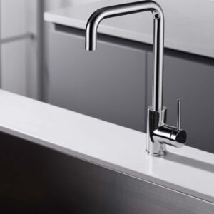 Μπαταρία κουζίνας Imex Loira GCR004 Χρώμιο Υ35cm - Image 2