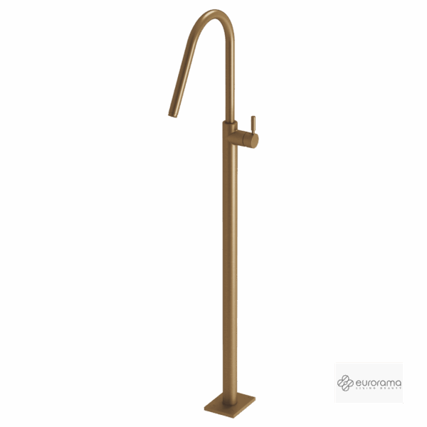 Μπαταρία Νιπτήρα Επιδαπέδια h.124,5εκ. Eurorama Bronze Brushed