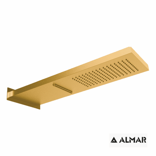 Καταρράκτης Ντουζ Smart 19,2x5,5 Almar PVD Brushed Gold