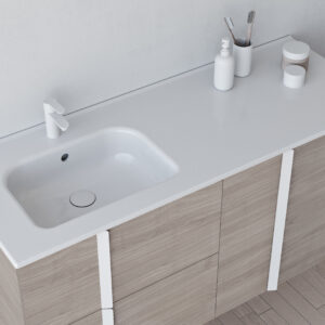 Έπιπλο Μπάνιου Onix 120cm με επικαθήμενο νιπτήρα Slim Royo - Image 2