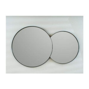 Καθρέπτης Μπάνιου Iron Double Eye Led από Μέταλλο 117x70cm Μαύρος Project Mirror - Image 3