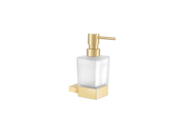Dispenser Brushed Brass Monogramm Sanco