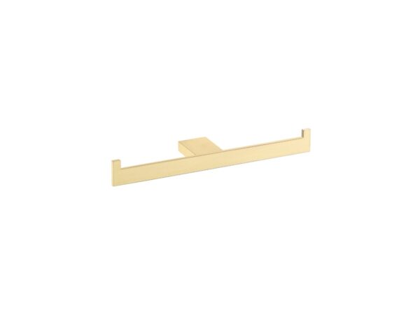 Διπλή θήκη χαρτιού τουαλέτας Brushed Brass Monogramm Sanco