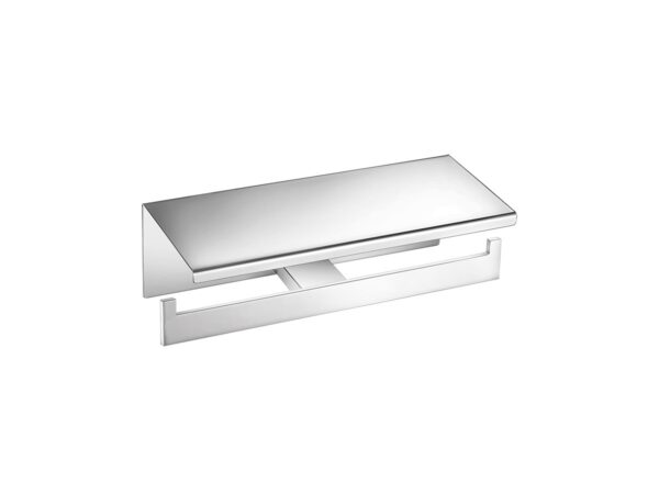 Διπλή Θήκη Χαρτιού Τουαλέτας με Κάλυμμα Chrome Monogramm Sanco