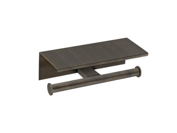 Χαρτοθήκη Διπλή με Καπάκι Dark Bronze Mat Academia Sanco