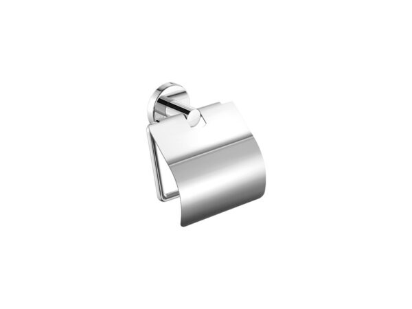 Επιτοίχια Θήκη Χαρτιού Τουαλέτας με Καπάκι Chrome Ergon Sanco