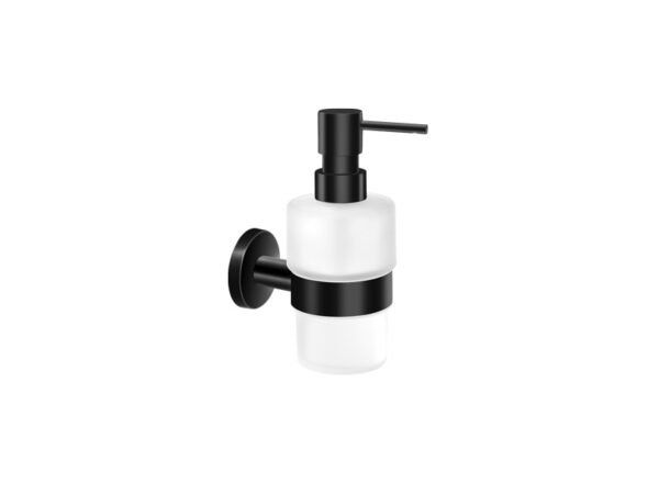Επιτοίχιος Διανομέας Υγρού Σαπουνιού (Dispenser) Black Matt Ergon Sanco