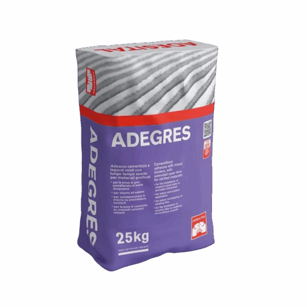 Κόλλα Πλακιδίων Λευκή “Adegres” C2TE 25kg [Adesital]
