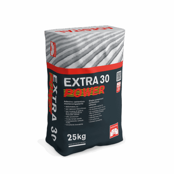 Κόλλα Πλακιδίων Λευκή “Extra 30” C2TES1 25kg [Adesital]
