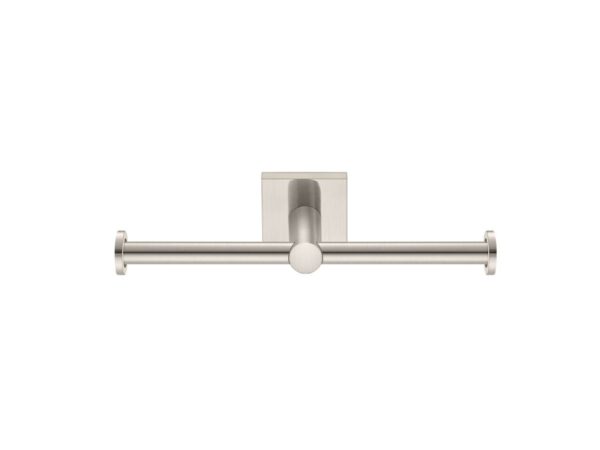 Επιτοίχια Διπλή Θήκη Χαρτιού Τουαλέτας Iconic Sanco Brushed Nickel