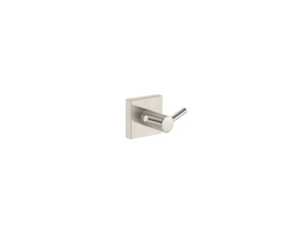 Επιτοίχιος Διπλός Γάντζος Μπουρνούζιου Iconic Sanco Brushed Nickel