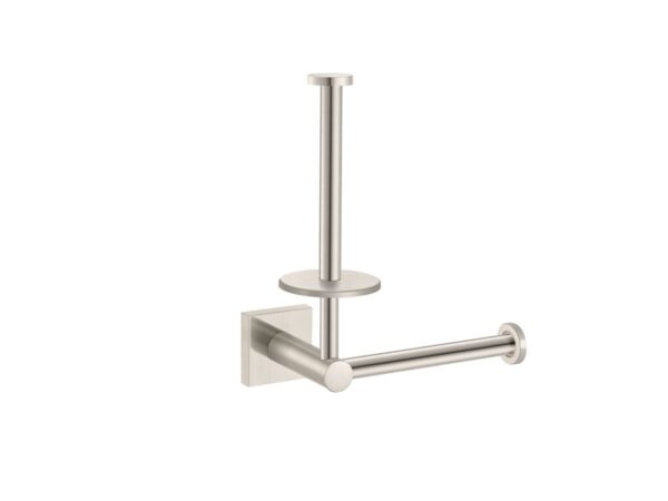 Επιτοίχια Διπλή Θήκη Χαρτιού Τουαλέτας Iconic Sanco Brushed Nickel
