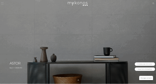 Πλακάκι Astor Grey 60x120