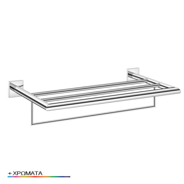 Ραφιέρα Πετσετών Επιτοίχια Chrome SANCO 00961-A03