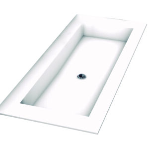 Νιπτήρας επιτραπέζιος από Solid Surface Krion K-Life Austin Bianco matt - Image 3