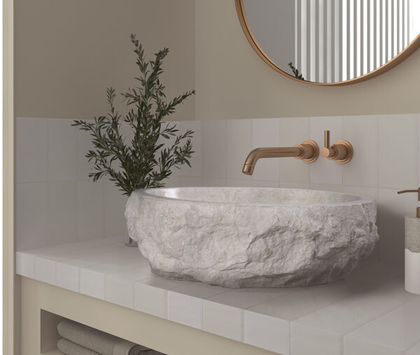 Νιπτήρας επιτραπέζιος GALBA Beige Marble