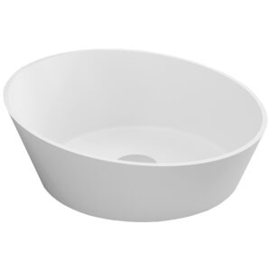 Νιπτήρας επιτραπέζιος από Solid Surface Arena Bianco matt - Image 3