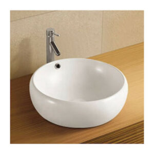 Karag Επικαθήμενος Νιπτήρας Πορσελάνης 44.5x44.5x21.5cm Λευκός - Image 2