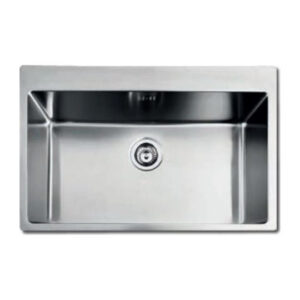 Fortinox Squadro 29075 Ένθετος Νεροχύτης Inox Σατινέ Μ76xΠ50.5cm Ασημί 29075-110 - Image 2