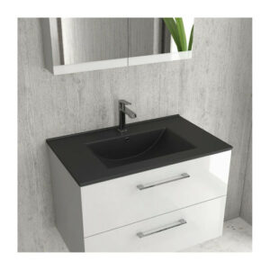 Karag Ένθετος Νιπτήρας Πορσελάνης 60x47x18cm Black Matt  LT7506-60MB - Image 2