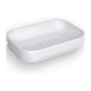 Bianco Ceramica Centro Επικαθήμενος Νιπτήρας Πορσελάνης 60x40x12.5cm Λευκός 34060-300 - Image 3