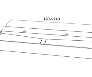 Νιπτήρας επιτραπέζιος από Solid Surface New Bianco matt - Image 3