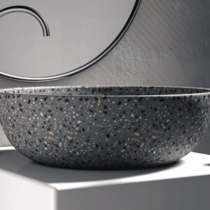 Νιπτήρας επιτραπέζιος Porcelana Terrazo - Image 4