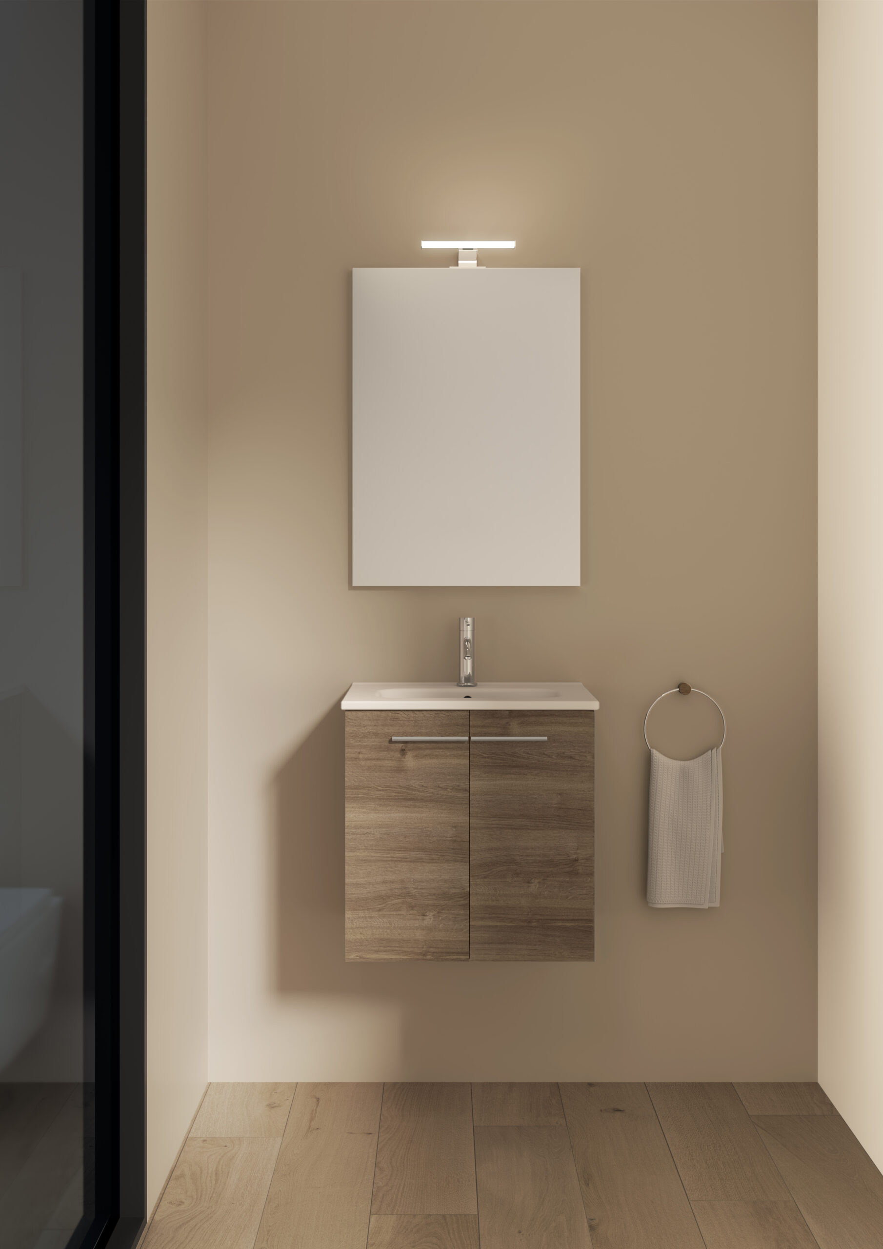 Έπιπλο Μπάνιου Pack Street Royo 50cm με Επικαθήμενο Νιπτήρα