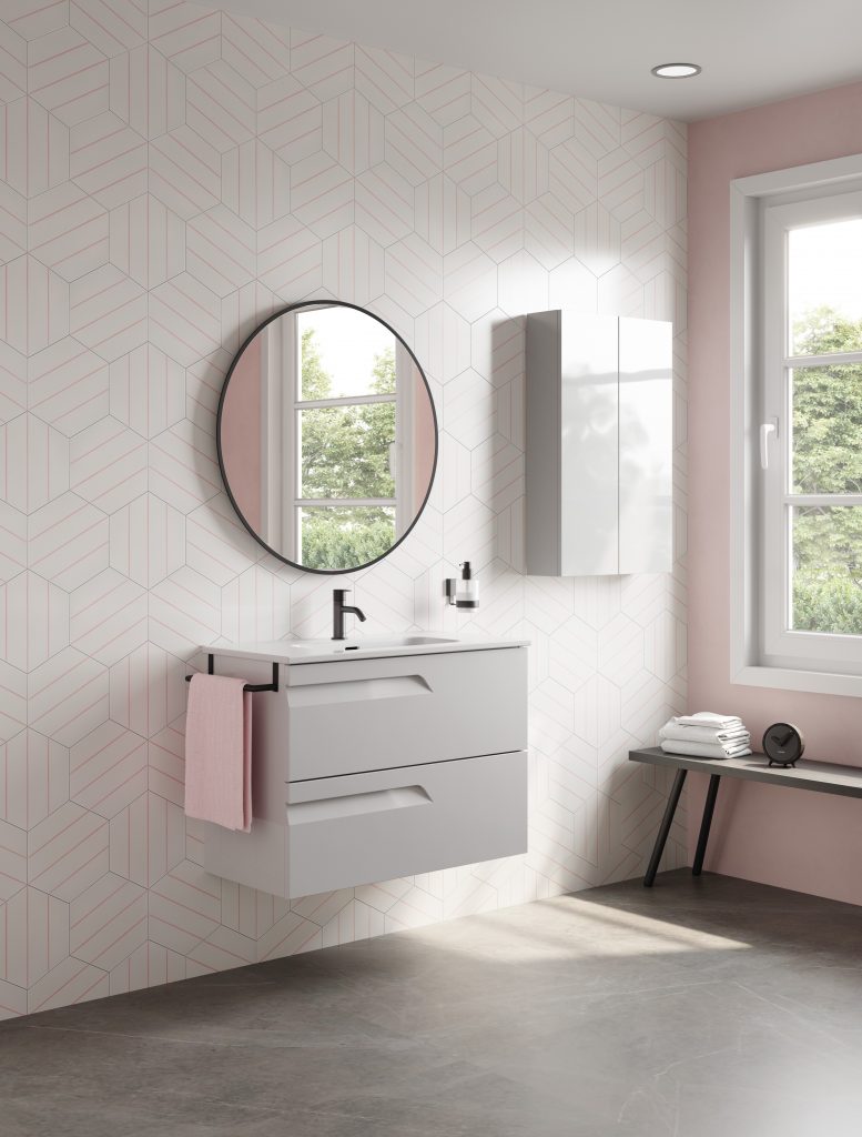 Έπιπλο Μπάνιου Vitale Royo με Ένθετο Νιπτήρα Spirit