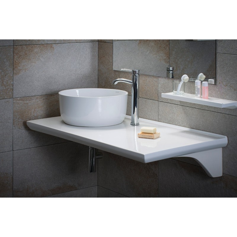 Adamidis Cupa 40X Νιπτήρας Πορσελάνης Λευκό Matt Φ40