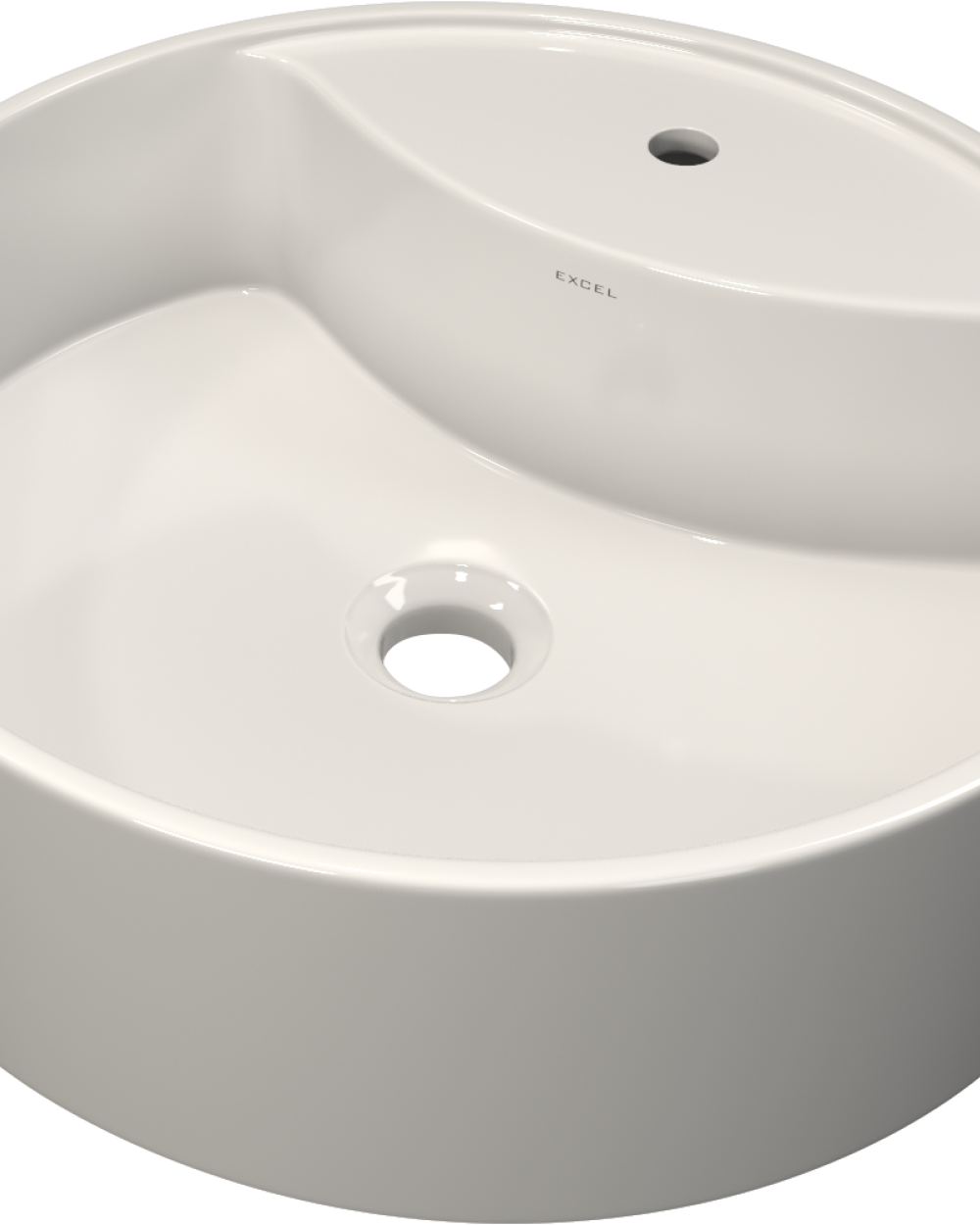 Karag LT 2173‑SMW White Matt Επικαθήμενος Νιπτήρας - Image 3