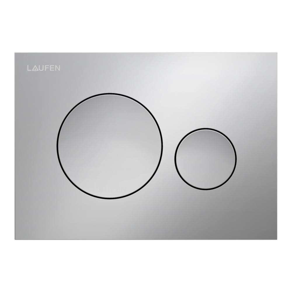 Πλακέτα ενεργοποίησης WC Laufen INEO MOON Dual Flush Chromed Matte