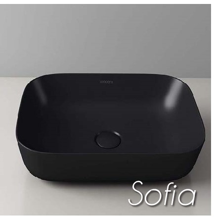ΝΙΠΤΗΡΑΣ SOFIA 04 MATTE BLACK 500Χ365Χ145 ΕΠΙΤΡΑΠΕΖΙΟΣ