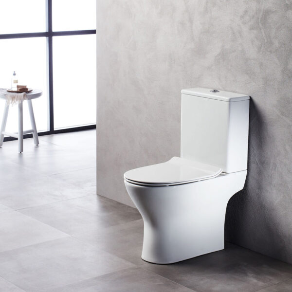 Λεκάνη Δαπέδου TONIC SET P SOFT ΜΕ ΔΙΠΛΟ ΜΗΧ.